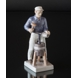 Plumber with the tools of the trade, Royal Copenhagen figurine No. 4727