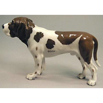 Hund, "Altdänischer Vorstehhund", Royal Copenhagen Figur Nr. 4852