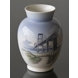 Vase with the New Little Belt Bridge, Royal Copenhagen no. 4950