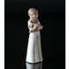 Girl with teddy in nightgown, Royal Copenhagen figurine no. 5655