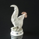 Rooster looking for the sun on Base, Royal Copenhagen bird figurine No. 567 - Very rare (1894-1922)