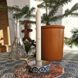Faience Candleholder with handle by Marianne Johanson, Royal Copenhagen No. 589-3367