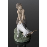 Faun on Goat, Royal Copenhagen figurine