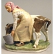 Girl with Calf, overglaze figurine Royal Copenhagen No. 779