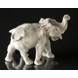 Stehende Elefanten, Paare, spielend, Royal Copenhagen Figur Nr. 802 (1894-1922) Sehr selten