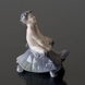 Faun riding on tortoise going fast, Royal Copenhagen figurine No. 858