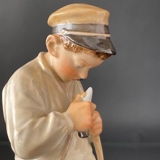 Shepherd, Overglaze, Boy Cutting a Stick, Royal Copenhagen figurine no. 905