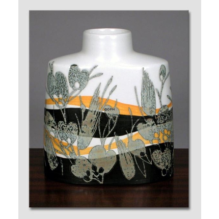 Faience vase by Ivan Weiss, Royal Copenhagen No. 963-3734