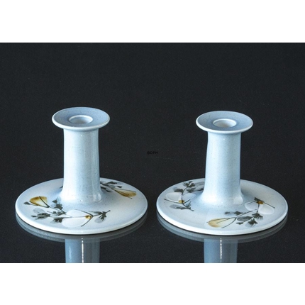 Candleholders with Flowers and branches, Royal Copenhagen No. 967-3900