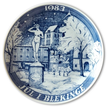 1983 Ravn Christmas in Blekinge plate