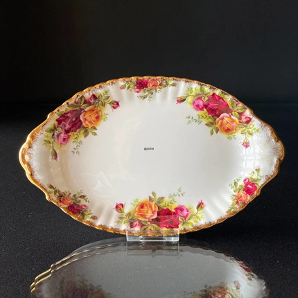 Royal Albert Old Country Roses oblong pickle dish , Length: 23 cm