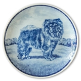Ravn dog plate no. 27, Chow Chow