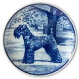 Ravn dog plate no. 67, Kerry Blue Terrier
