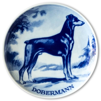 Ravn Utility dog plate no. 15, Doberman Pinscher