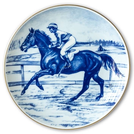 Ravn horse sports plate no. 5, Flat Racing - Ylva Loven Sward riding Tammer Fors