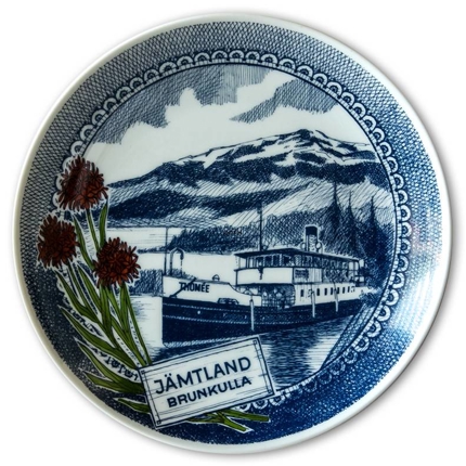 Ravn landscape plate no. 14, Jämtland Gymnadenia Nigra