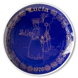 1976 Ravn koboltblå Sankta Lucia platte