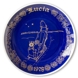 1978 Ravn koboltblå Sankta Lucia platte