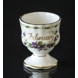 Royal Albert Monthly Egg Cup with Flowers February Violets