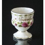 Royal Albert Monthly Egg Cup with Flowers November Crysanthemum