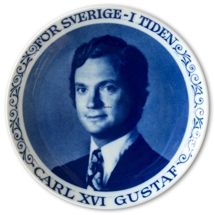 Ravn commemorative plate, Carl XVI Gustaf