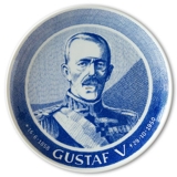 Ravn commemorative plate, King Gustaf V