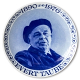 Ravn commemorative plate Evert Taube 1890-1976
