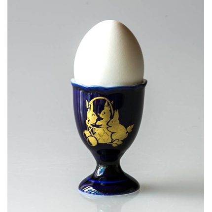 Ravn Cobalt Blue Easter Egg Cup 1981