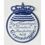 Royal Copenhagen Handlerskilt - Royal Copenhagen Porcelain Manufactory Copenhagen (ca. 1906)