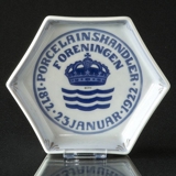 Royal Copenhagen Dealersign -Porcelain Merchants Association 1872-1922 January 23rd