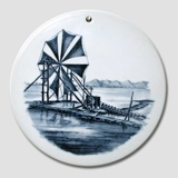 Butterbrett, Motiv "Kettengetriebene Windmühle", Royal Copenhagen