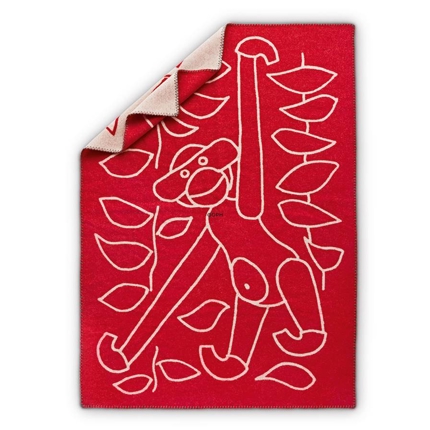 Kay Bojesen blanket, red