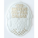 1912 Royal Copenhagen Memorial Plate Merry Christmas from Dalgas