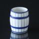 Small Vase, Barrel, Made in Denmark, Royal Copenhagen 6cm (1870-1893)
