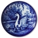 1978 Royal Heidelberg Mother's Day plate, Swan with Swanlings