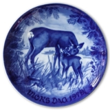 1979 Royal Heidelberg Mother's Day plate, Deer with kid