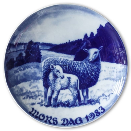 1983 Royal Heidelberg Mother's Day plate, Sheep with Lamb
