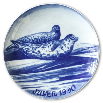 1990 Royal Heidelberg Christmas plate, Seal