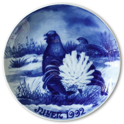 1992 Royal Heidelberg Christmas plate, Grouse