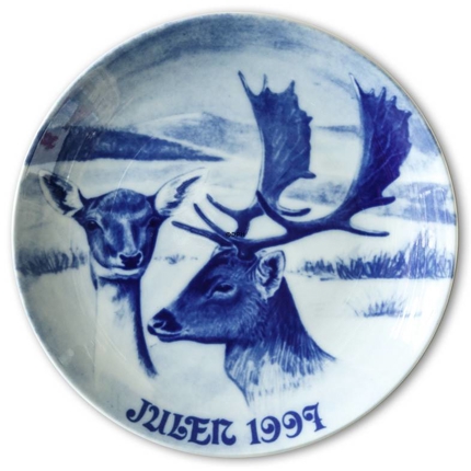 1997 Royal Heidelberg Christmas plate, Stag