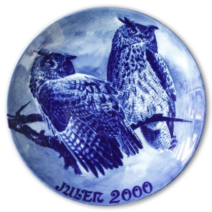 2000 Royal Heidelberg Christmas plate, Berg owl