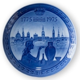 1775-1975 Royal Copenhagen Jubilee plate, Celebrating Royal Copenhagen´s 200th anniversary.