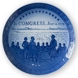 1776-1976 Royal Copenhagen Jubilee plate, Commemorates the Bicentennial of The United States of America.