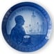 1777-1977 Jubilee plate Royal Copenhagen, the Bicentennial of the birth of Hans Christian Ørsted, who discovered electro-
magnetism.