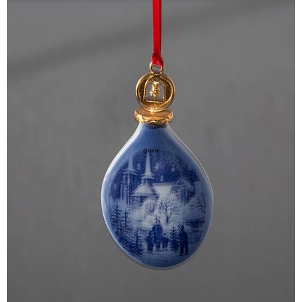 1997 Royal Copenhagen Ornament, Christmas Drop