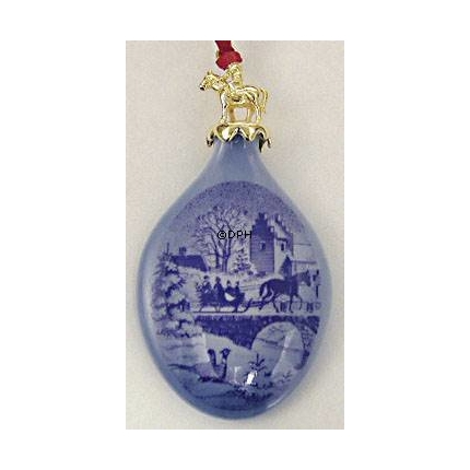 1999 Royal Copenhagen Ornament, Christmas Drop