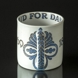 Giant Anniversary Mug, Royal Copenhagen 1899-1969 Christian d. 9. jub. - With God for glory and justice