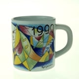 1990 Annual Mug, small, Royal Copenhagen