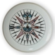 1970 Royal Copenhagen Compass plate,