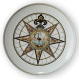 1971 Royal Copenhagen Compass plate,